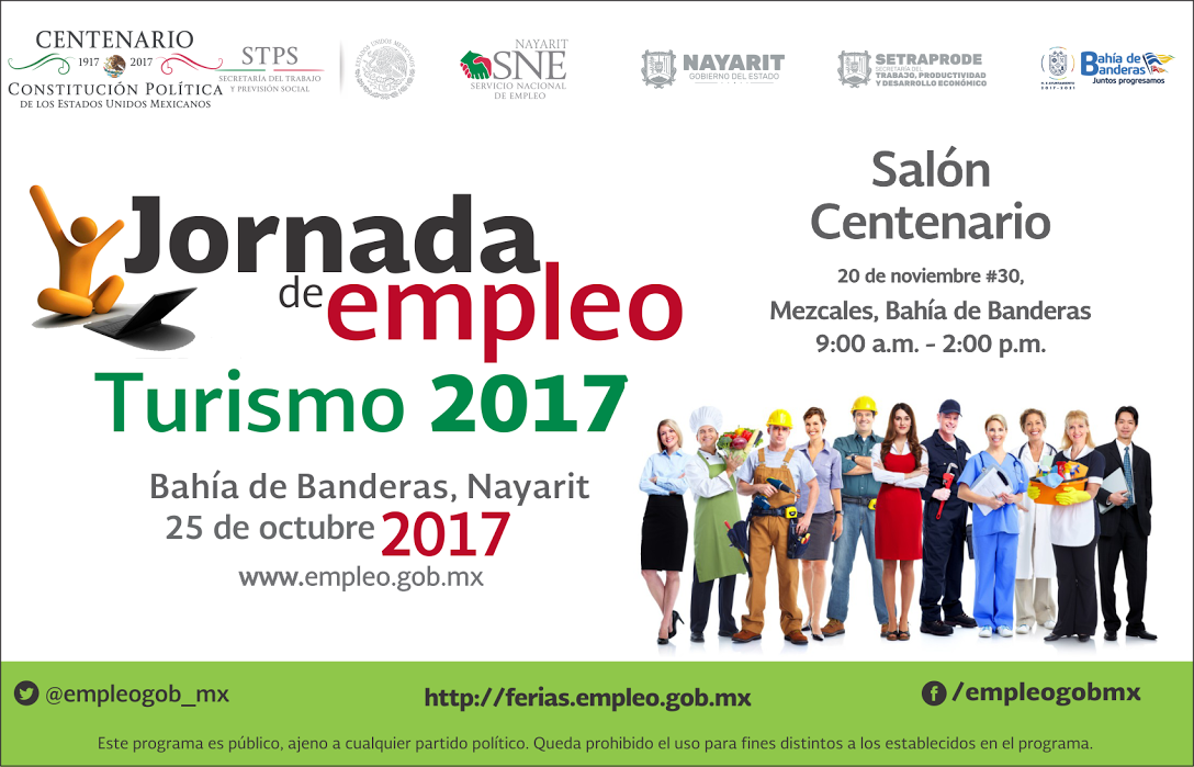 Empresarios, gobierno y trabajadores en Jornada de empleo 2017