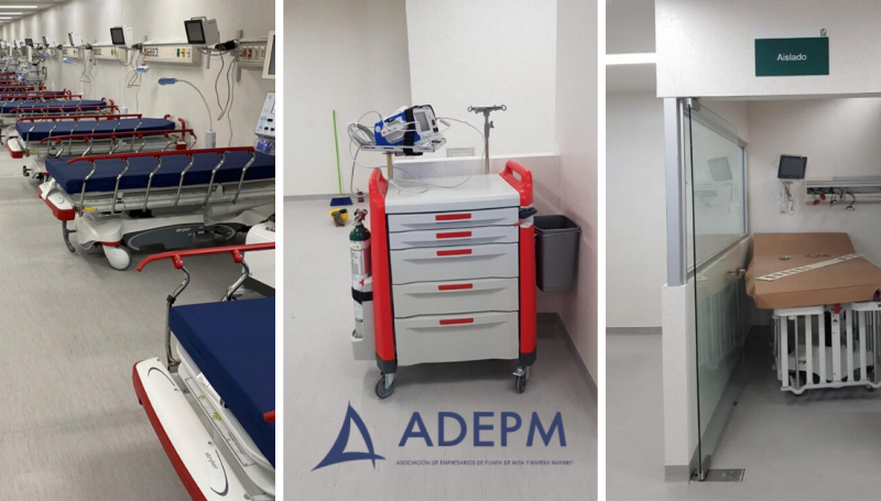 Hospital para tratar COVID-19 en Bahía de Banderas, Nayarit